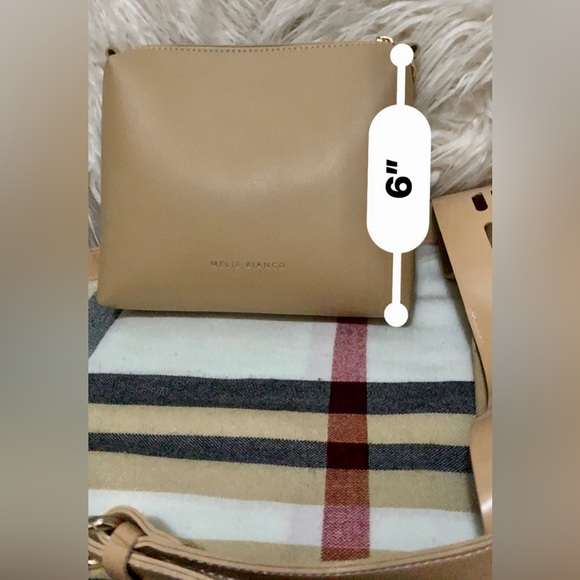 🌺 MELIE BIANCO🌺BOUQUET 2 PIEZAS 🌺CAQUI/CREMA 🌺PIEL GENUINA 🌺#MBV - Picture 5 of 16